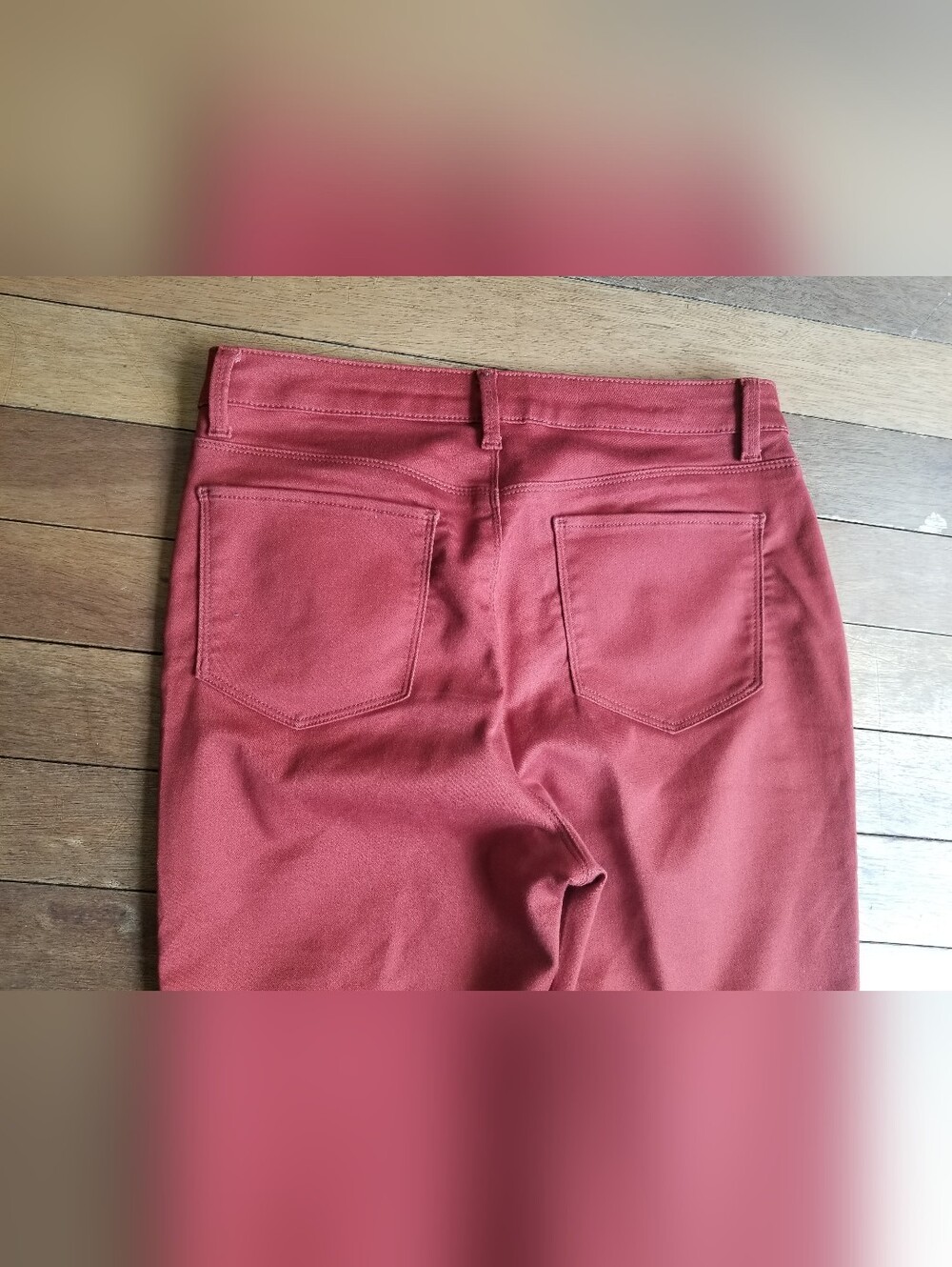 Design Lab 29 Denim Pants Rust Color Skinny Fall - Picture 5 of 6